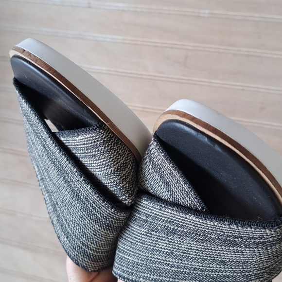 ED Ellen Degeneres Svetlana Cross Strap Knit Wedge Platform Sandals Slide - Picture 5 of 13